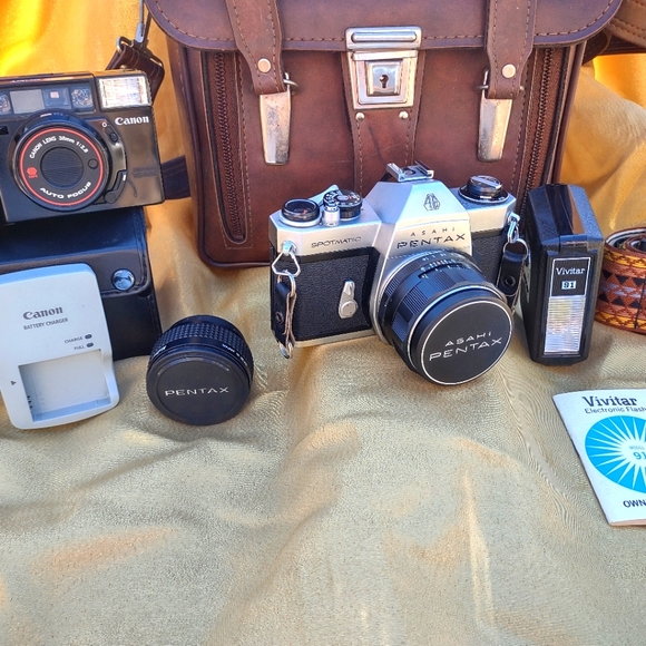 Vintage Pentax Spotmatic Camera Other - Pentax Spotmatic Vintage Camera/ +More/Estate Camera Lot/Working Cameras